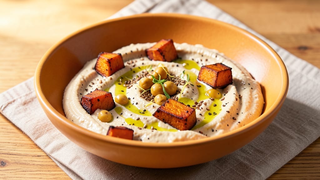 Sweet Potato Chickpea Hummus Recipe: Roasted Sweetness Meets Protein-Packed Creaminess