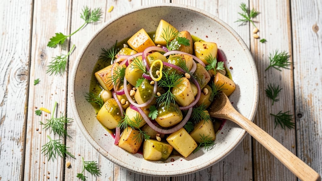 Balkan Potato Salad Recipe: Herb-Infused Crunch Without Mayo
