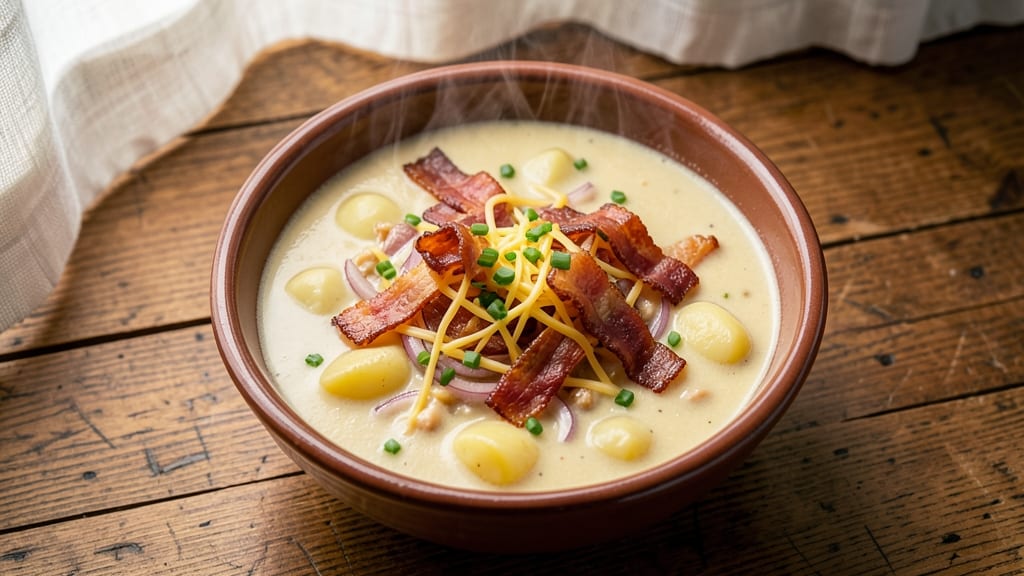 Applebee's Loaded Potato Soup Recipe: Bacon-Cheddar Cloud With Crispy Top Magic