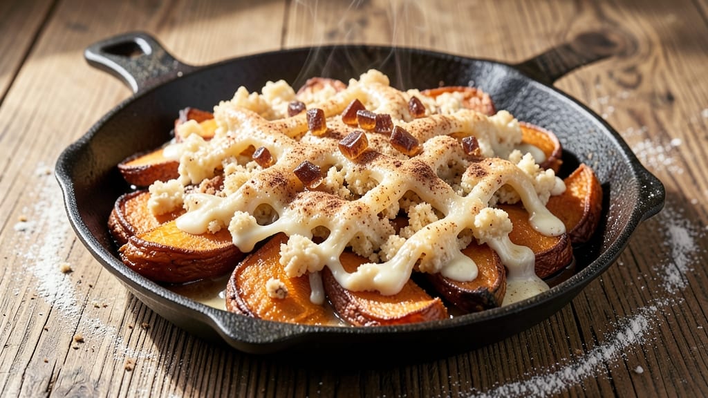Southern Sweet Potato Crunch Recipe: Crispy Streusel Crown Over Velvety Spiced Filling
