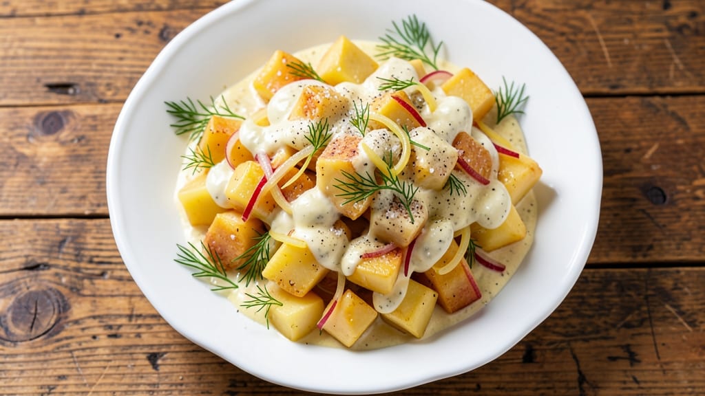 Best UK Potato Salad Recipe: Crunchy Mustard-Pickled Onion Bites Without Mayo