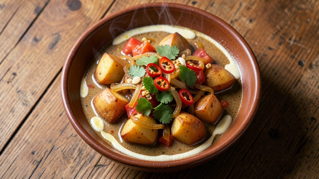 Spicy Vegan Potato Curry Recipe: Bold South Indian Flavor Without Dairy