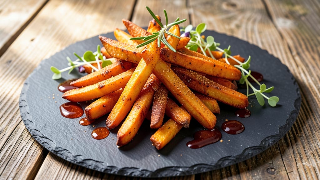 Sweet Potato Fries Recipe: Honey-Balsamic Glaze for Sticky, Caramelized Crunch