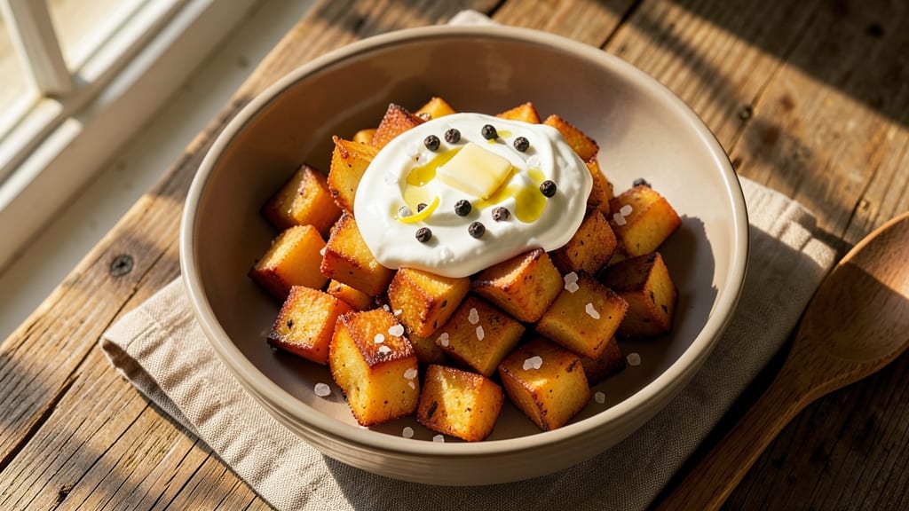 White Sweet Potato Air Fryer Recipe: Crispy-Edged Mash With Caramelized Sweetness