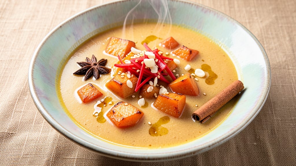 Sweet Potato Soup Chinese Recipe: Fragrant Ginger-Garlic Velvety Smoothness