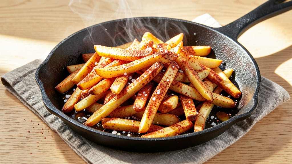 Spicy Potato Fry Recipe: Crispy Heat Without the Deep Fryer