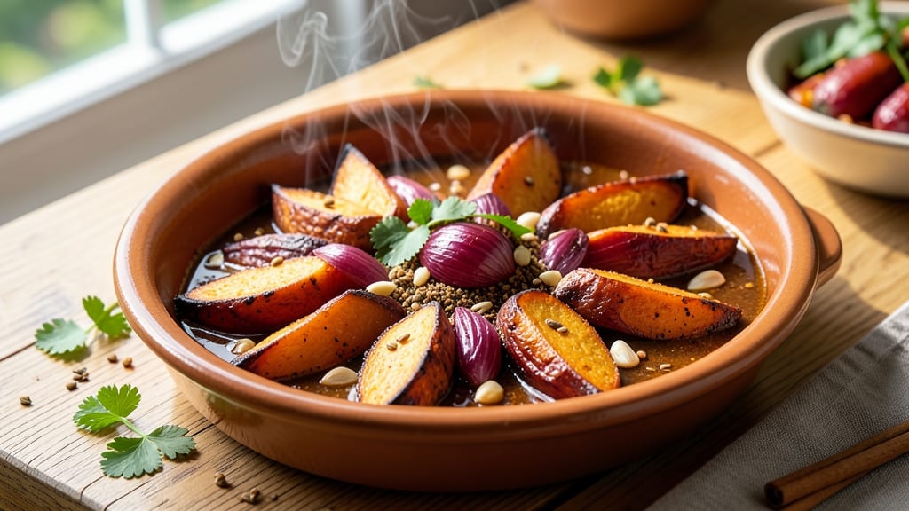 Sweet Potato Tagine Recipe: Moroccan-Spiced Stew With Caramelized Sweetness