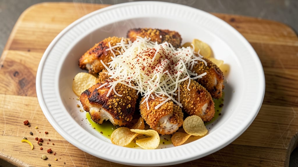 Baked Potato Chip Chicken Recipe: Crunchy Crust with Juicy Center