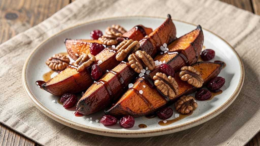 Sweet Potato Walnut Cranberry Recipe: Toasted Nutty Crunch Meets Tart Sweetness
