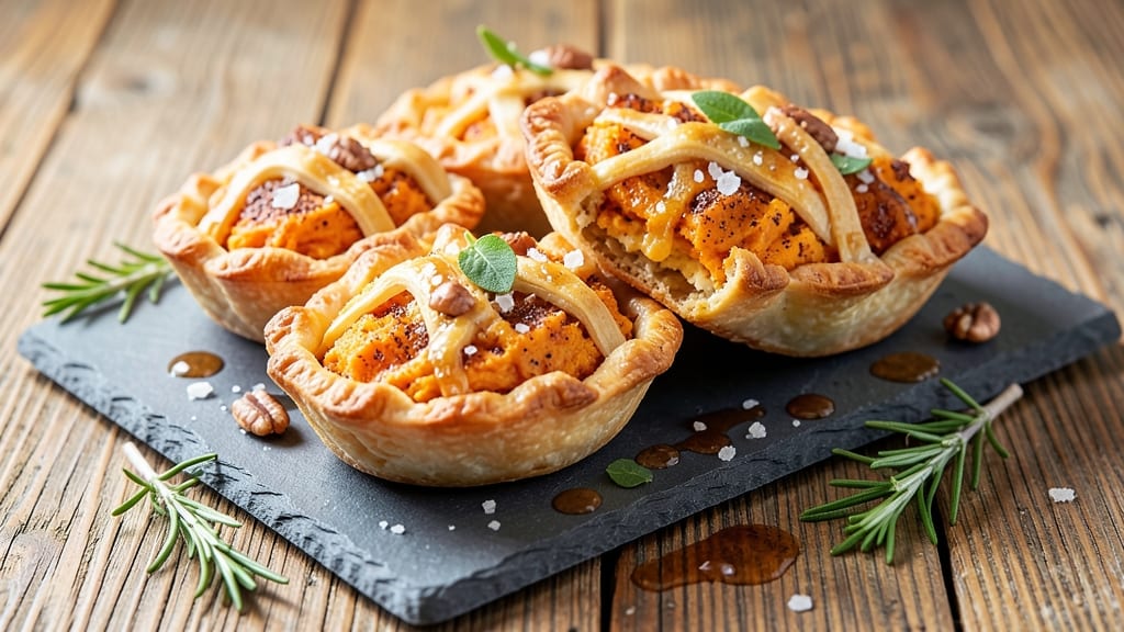 Baked Sweet Potato Hand Pies Recipe: Flaky Crust Hugs Spiced Filling