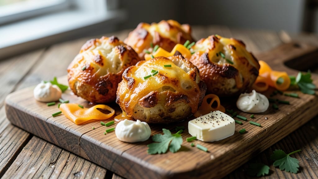 Baked Potato Puffs Recipe: Crispy Clouds With Cheesy Pull-Apart Magic