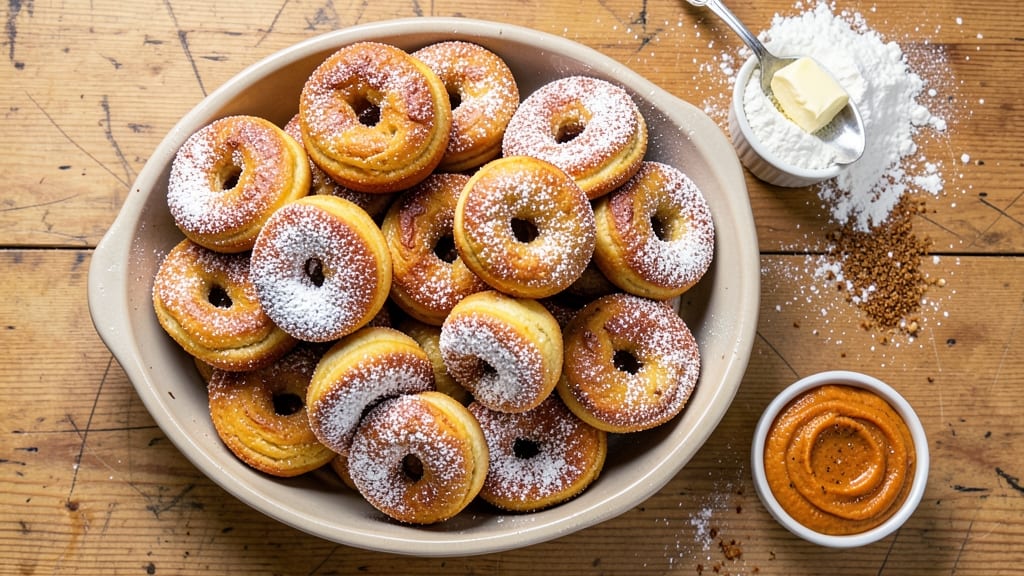 Baked Sweet Potato Donuts Recipe: Crispy Cinnamon-Sugar Crowns With Gooey Centers