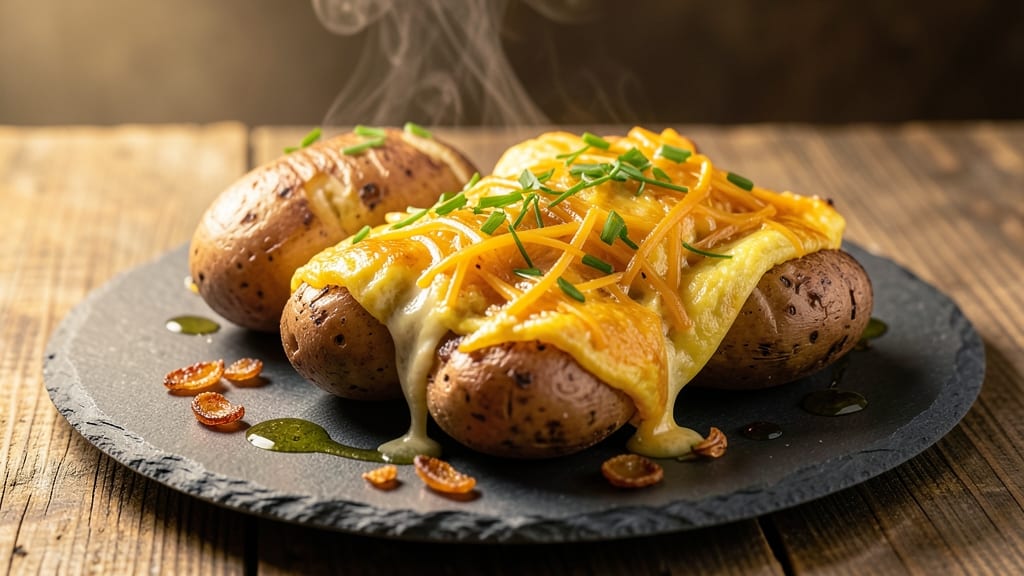 Baked Potato Omelette Recipe: Crispy Hash Browns Wrapped in Eggy Comfort