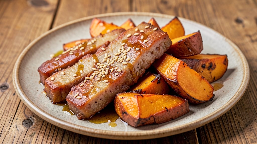 Spam and Sweet Potato Recipe: Savory-Sweet One-Pan Harmony