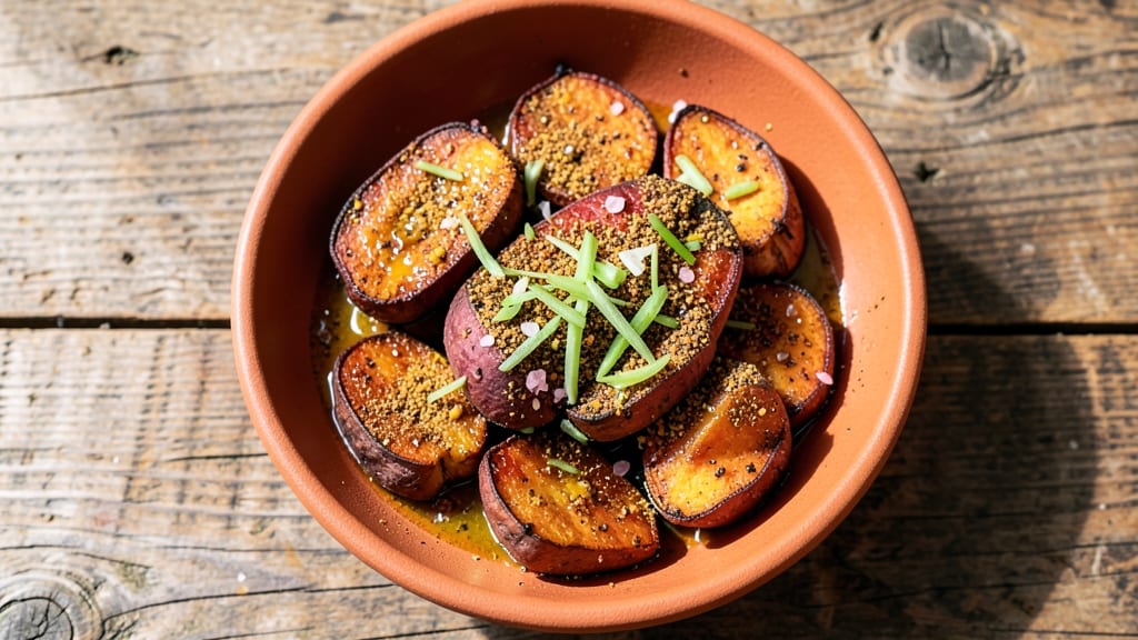 Vrat Sweet Potato Recipe: Spiced Roast With Charred Edges and Golden Crunch