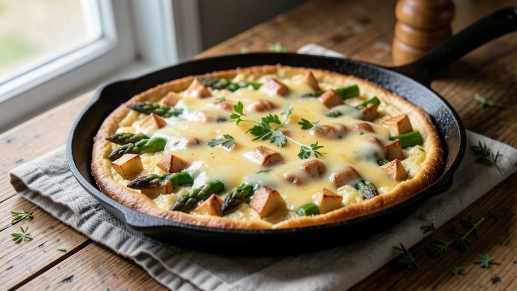 Asparagus and Potato Frittata Recipe: One-Pan Breakfast That Stays Warm
