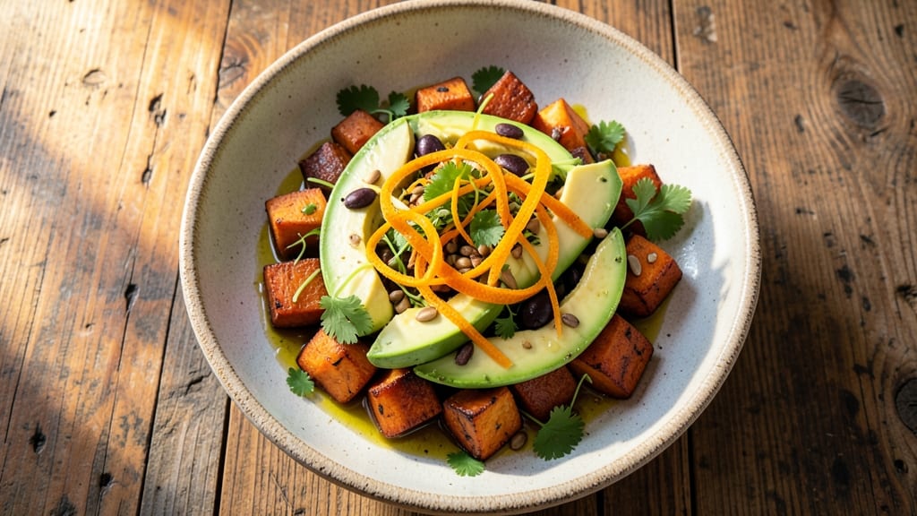 Sweet Potato and Avocado Salad Recipe: Bright Citrus Kick Without Dressing