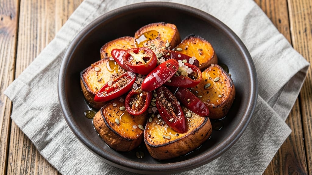 Sweet Potato And Jalapeño Recipe: Smoky Spice Roast With Charred Edges