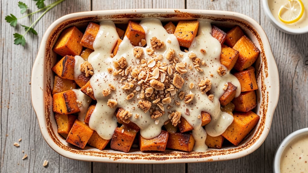 Sweet Potato Casserole Recipe No Milk: Caramelized Top Crunch Without Dairy Creaminess