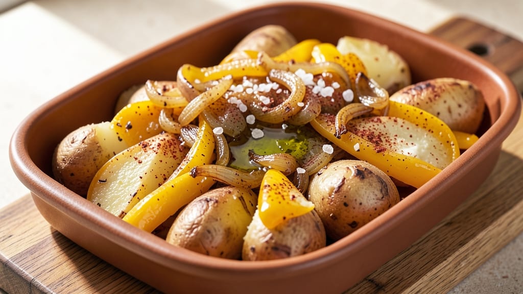 Bell Pepper Potato Onion Recipe: One-Pan Roasted Trio With Caramelized Sweetness