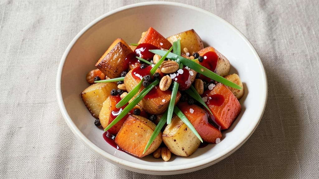 White and Sweet Potato Salad Recipe: Cool, Creamy Twist With Herbed Vinaigrette