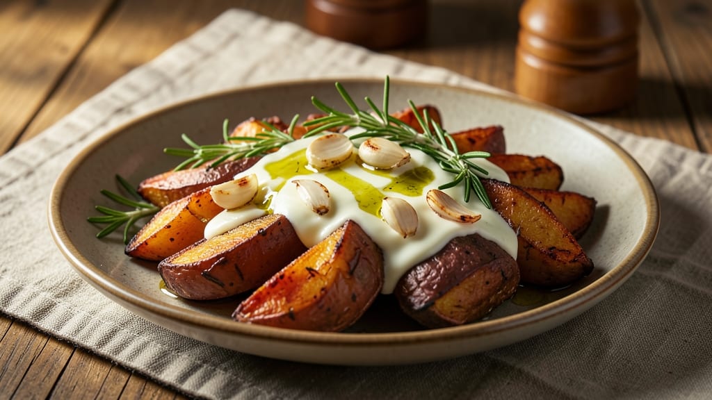 Baked Redskin Potatoes Recipe: Sweet-Potato Crust With Caramelized Edges