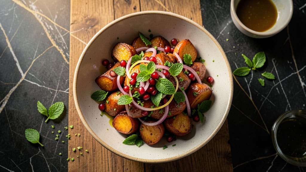 Sweet Potato Pomegranate Salad Recipe: Vibrant Sweetness Meets Tart Pop