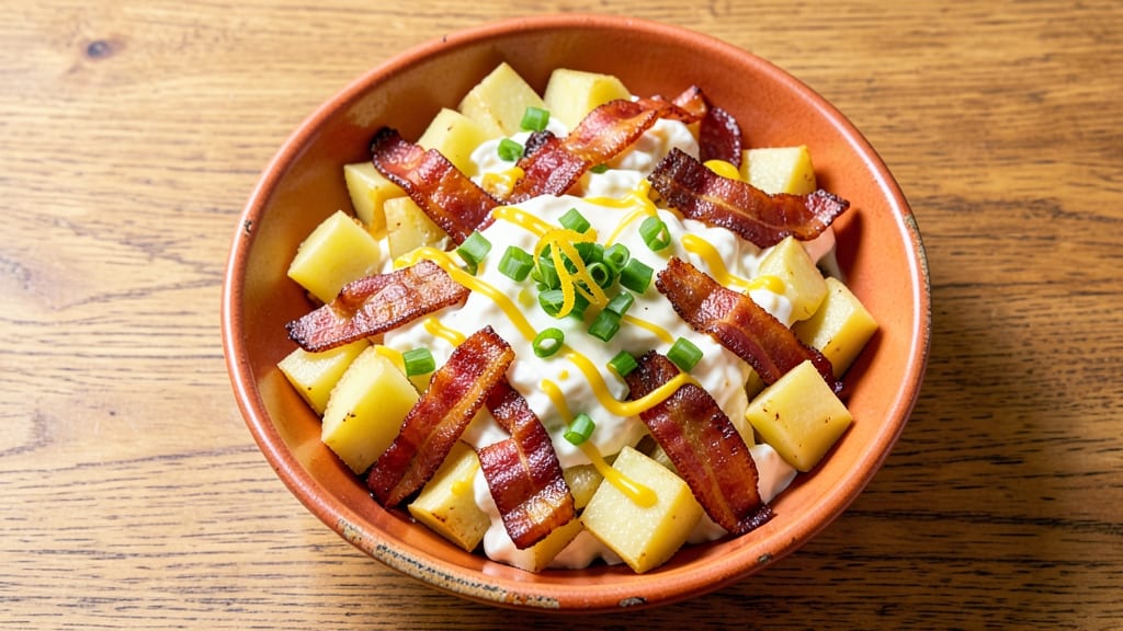 Baked Potato Salad Recipe with Bacon: Smoky Crunch Meets Creamy Comfort