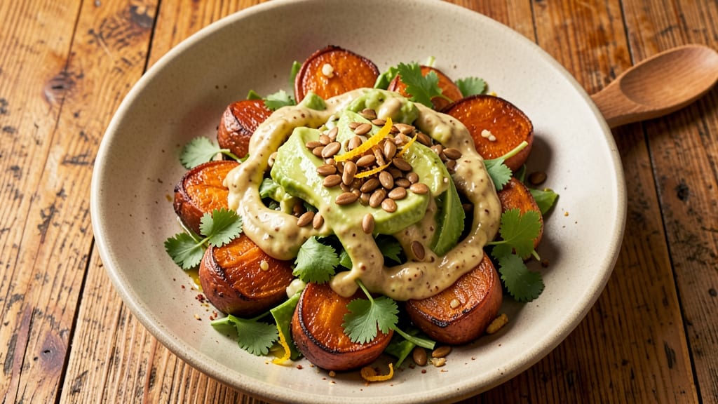 Sweet Potato Salad Recipe Vegan: Creamy Avocado and Citrus Brightness