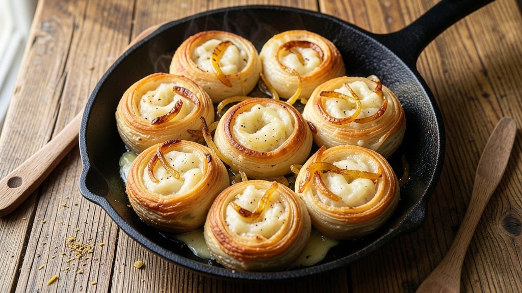 Armenian Potato Piroshki Recipe: Flaky Dough Wrapped Around Spiced Potato Filling