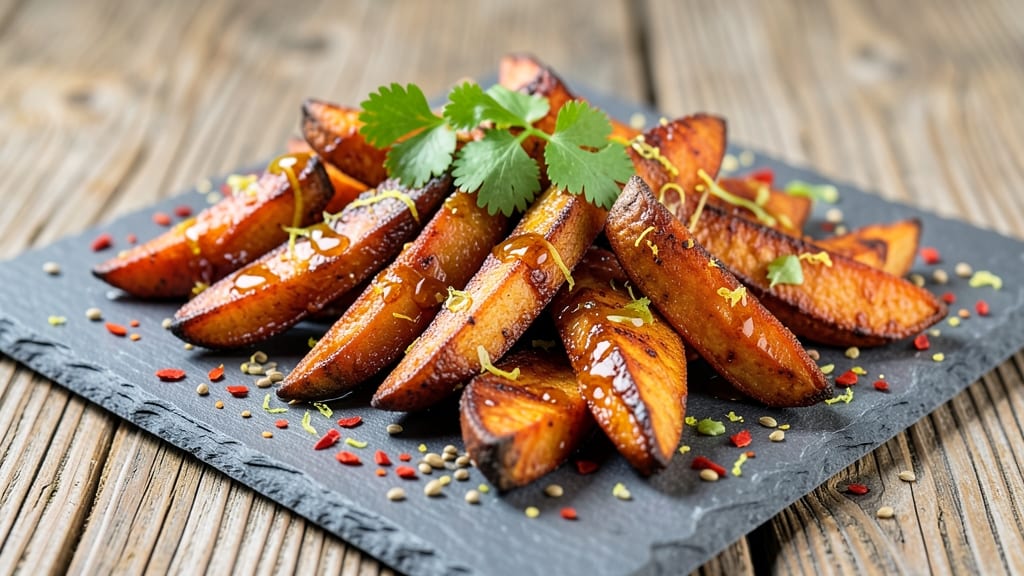 Spicy Sweet Potato Wedges Recipe: Crispy-Crusted Heat and Caramelized Sweetness