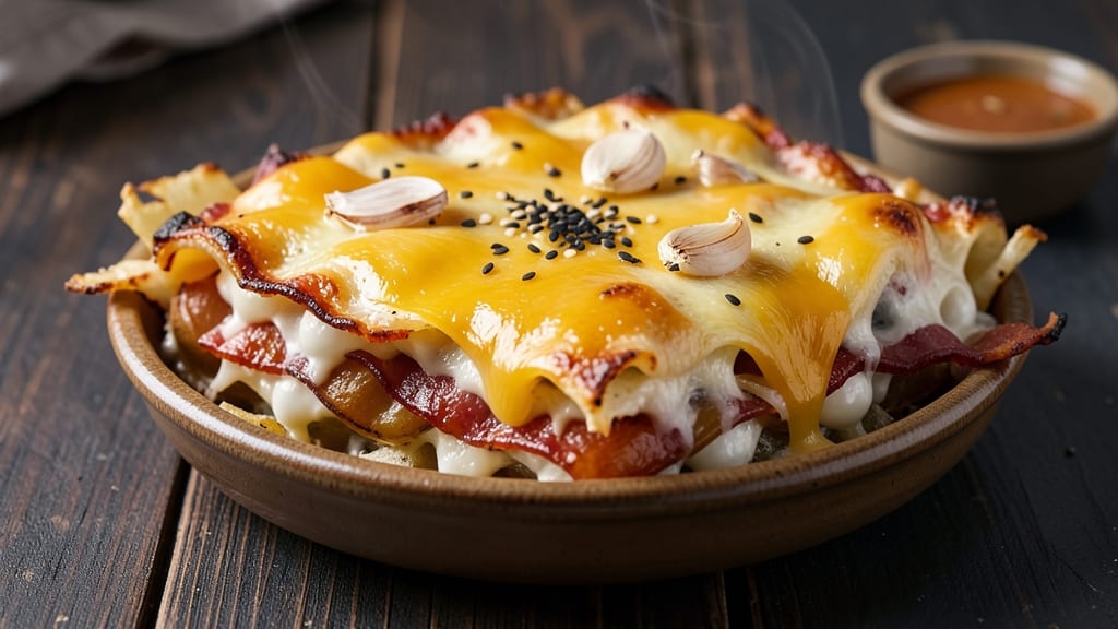 Baked Potato Lasagna Recipe: Layers of Creamy Cheese and Roasted Spuds