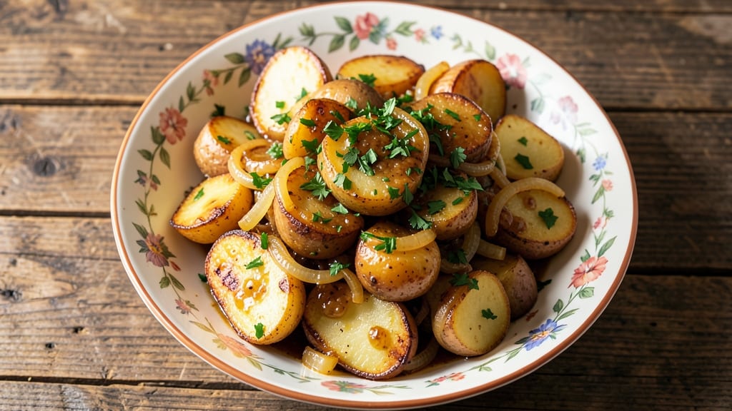 Authentic Warm German Potato Salad Recipe: Warm Mustard-Onion Harmony With Crispy Edges