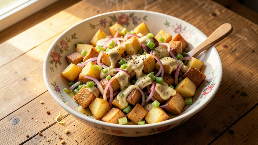 Alton Brown's Potato Salad Recipe: Mustard-Vinegar Crunch Without Mayo Clumps