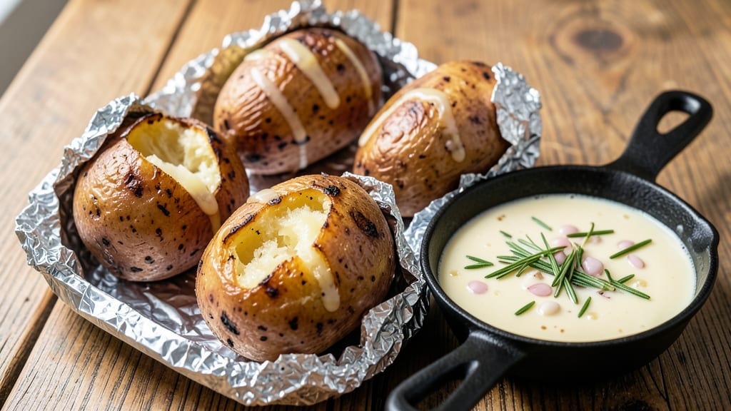 Baked Potato in Oven Recipe in Foil: Crispy Skin, Fluffy Hearts in 45 Minutes