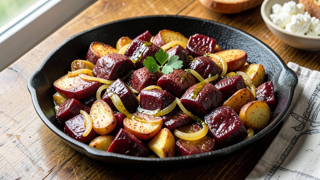 Sweet Potato Beet Hash Recipe: Earthy-Sweet Crispy Bites in One Pan