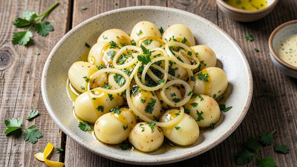 German Potato Salad Recipe From Germany: Vinegar-Kissed Crunch Without Mayo