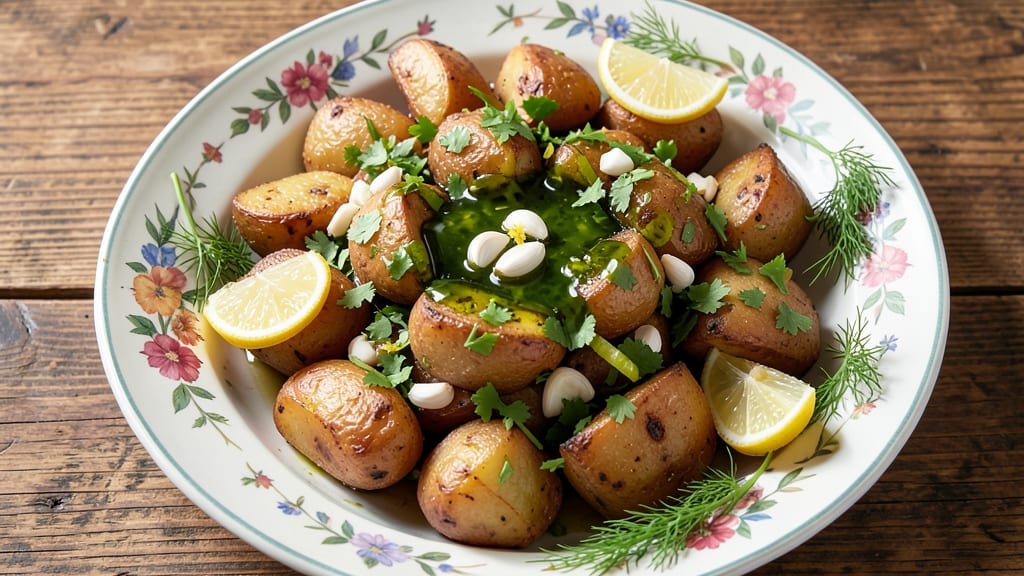 Arabic Potato Salad Recipe: Zesty Lemon and Herb Brightness Without Mayo