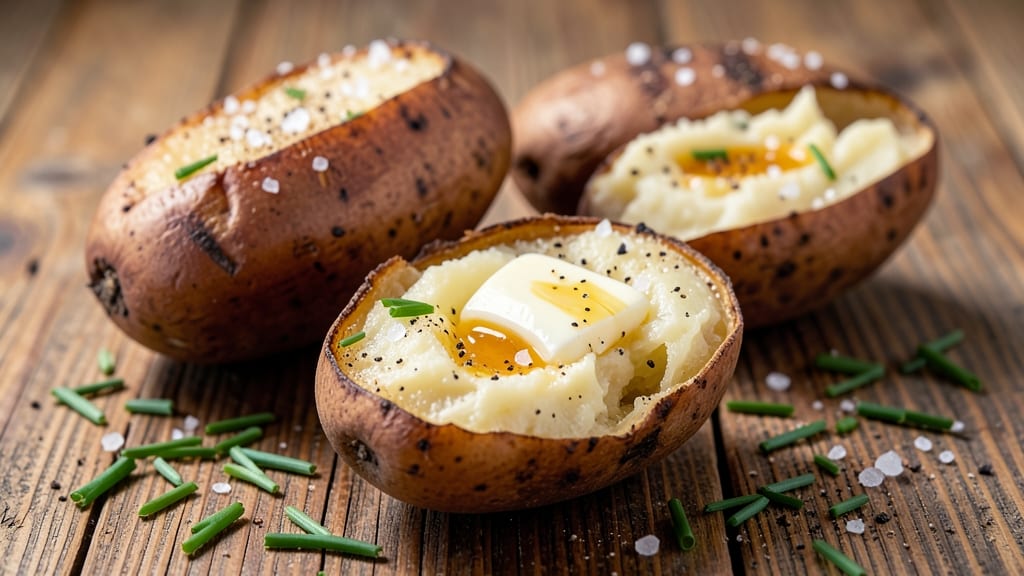 Baked Potato Recipe Temperature: 425°F Crispy Skin, Fluffy Heart