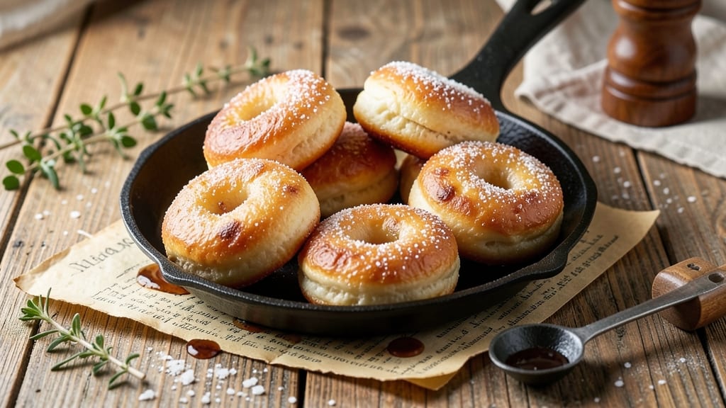 1915-Style Potato Donuts Recipe: Golden Lattice Crunch Over Spiced Filling