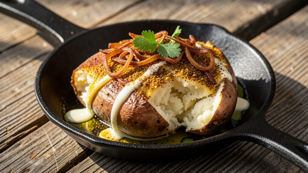 Baked Potato Recipe South Africa: Turmeric-Spiced Roast With Charred Edges