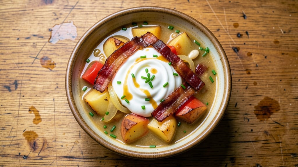 Best Baked Potato Soup Recipe Ever: Velvety Creaminess With Crispy Bacon Topping Twist