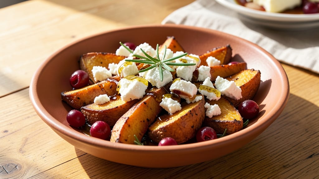 Sweet Potato Feta Cranberry Recipe: Tangy Cheese and Bright Berries in 15 Minutes