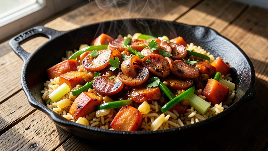 Sweet Potato Jambalaya Recipe: Smoky Andouille Meets Sweet Spice in One Pot