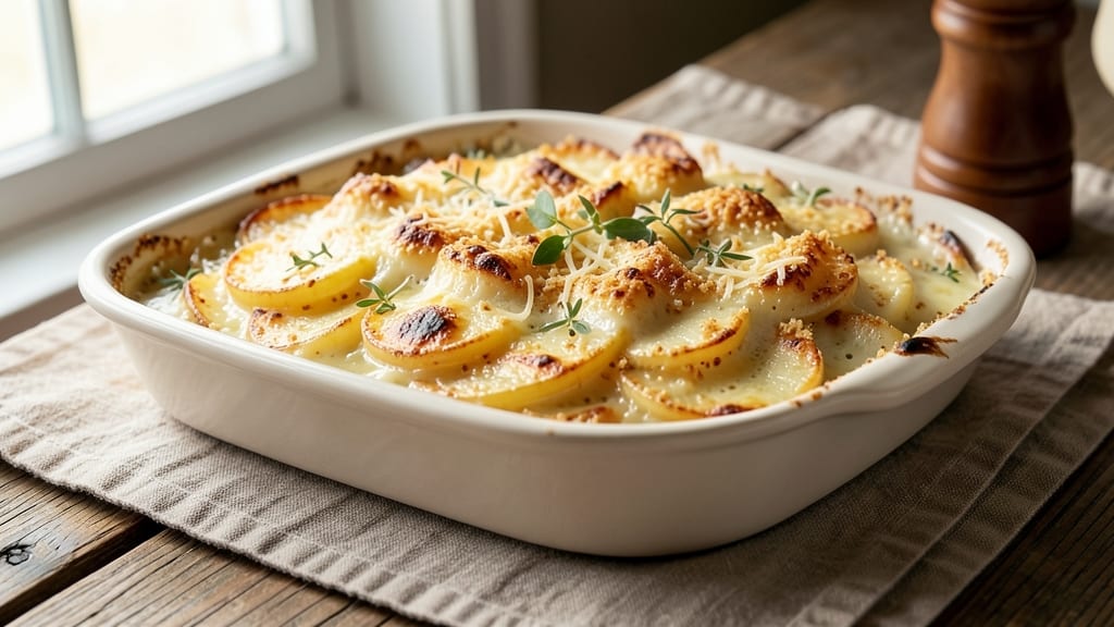 Au Gratin Potato Recipe with Evaporated Milk: Ultra-Creamy Layers and Golden Crisp