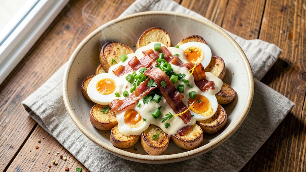 Baked German Potato Salad Recipe: Crispy Mustard Crunch and Creamy Potato Harmony
