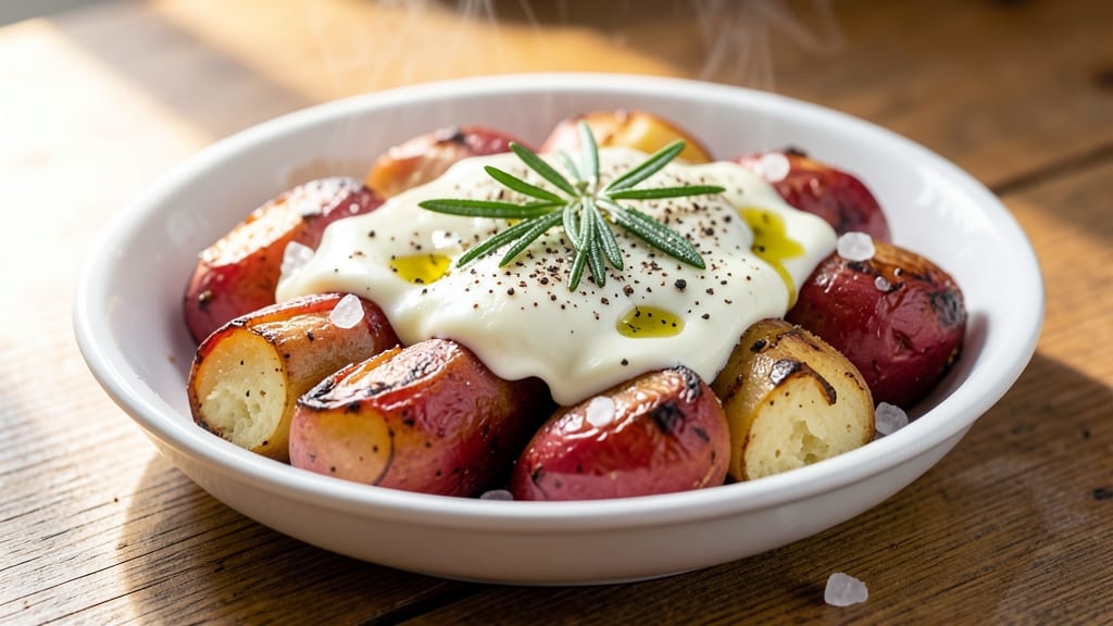 Baked Marble Potato Recipe: Layered Creamy Sweetness and Crispy Top