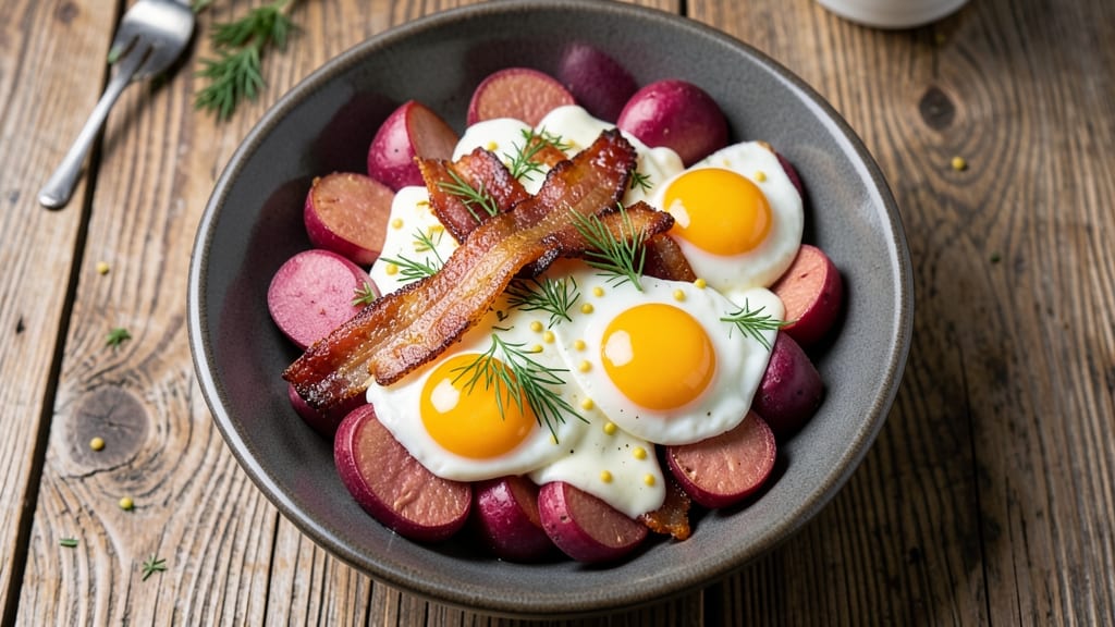 Baker's Ribs Potato Salad Recipe: Smoky Bacon and Mustard Crunch Without Mayo