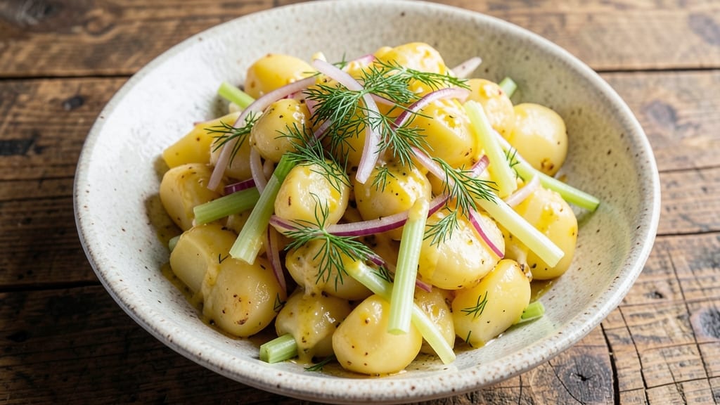 10K Potato Salad Recipe: Bold Mustard-Vinegar Crunch Without Mayo