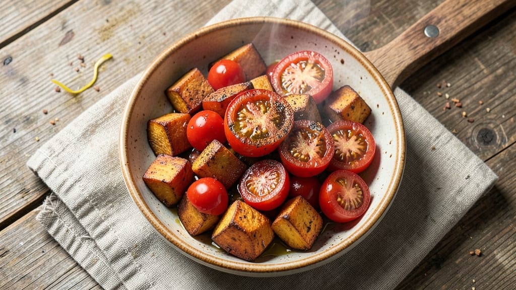 Sweet Potato Tomato Recipe: Roasted Spice Harmony With Caramelized Sweetness